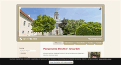 Desktop Screenshot of pfarre-moenchhof.at